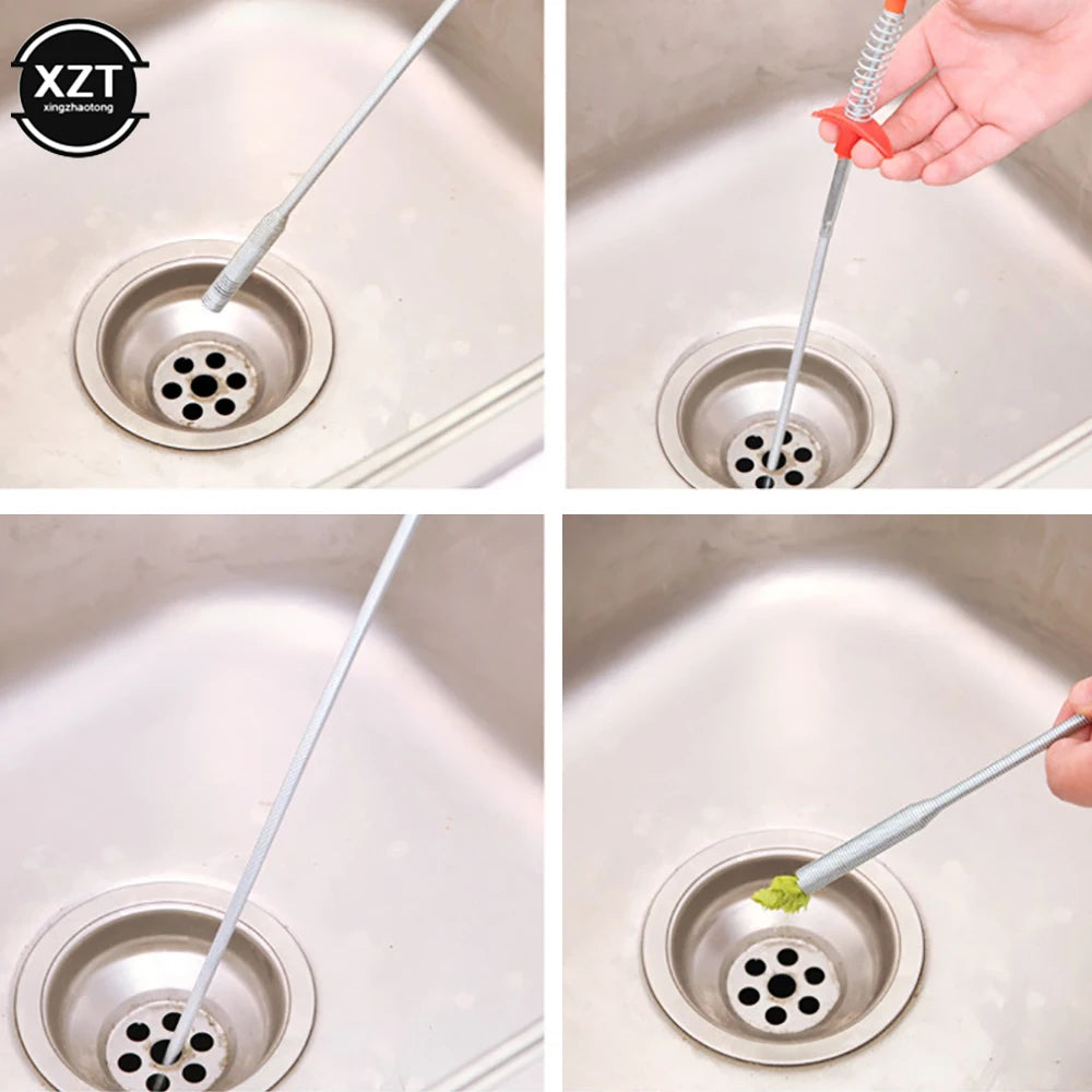 Multifunctional Cleaning Claw Bathroom Kitchen Sink Cleaning Sewer Claw Hair Catcher Clog Remover Grabber for Drains Bath Basin