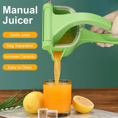 Manual Juicer Hand Squeeze Portable Convenient Juice Extractor Stylish Easy To Use Durable Food Grade PP Hand Press Juicer