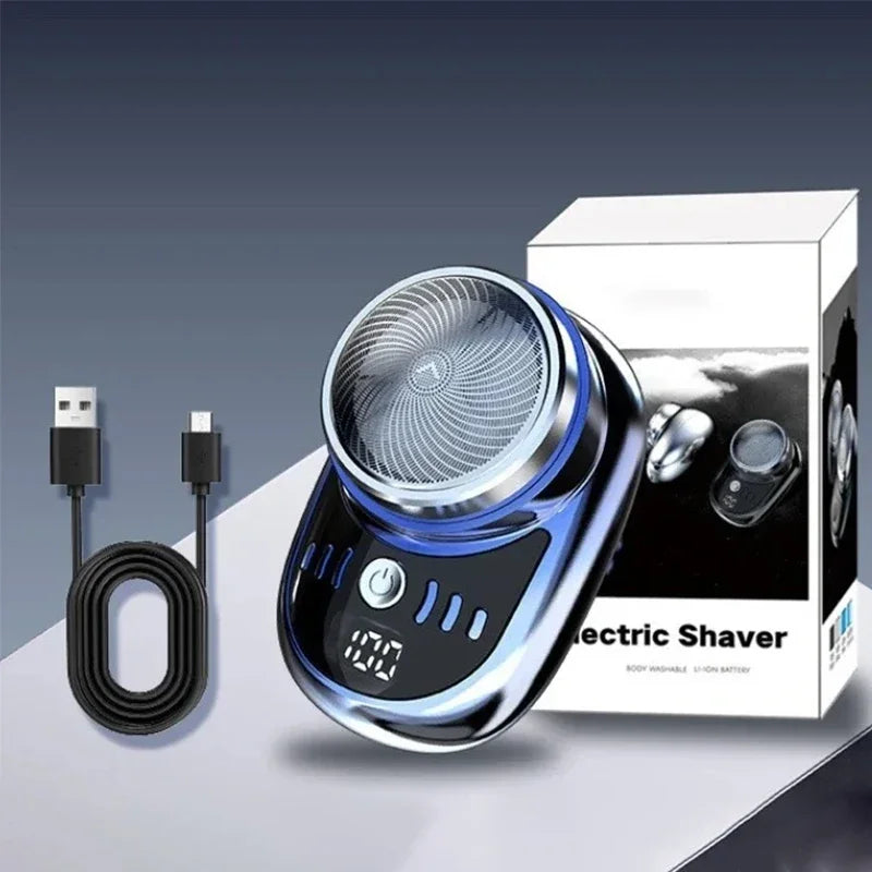 Electric Shaver Portable Razor Man Travel Attire Wet And Dry USB Rechargeable Shaver Charging Mini Shaving Machine for Men